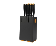 FISKARS Zestaw 5 nozy w bloku czarnym 1014190 - 441814 - zdjęcie 1